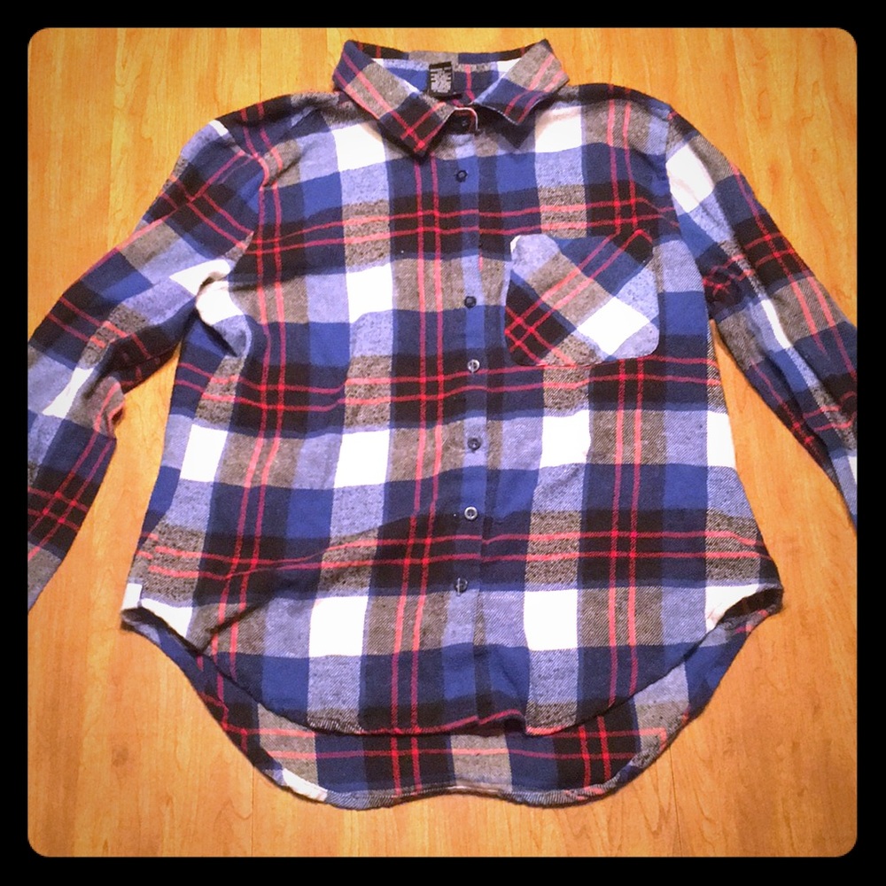 Flannel Rue 21 top
